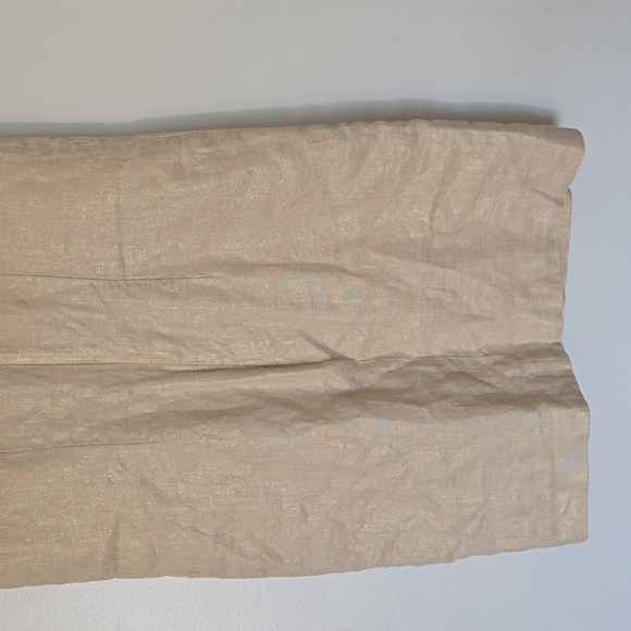 J.Crew linen shift dress with grommets Gold - Picture 10 of 12